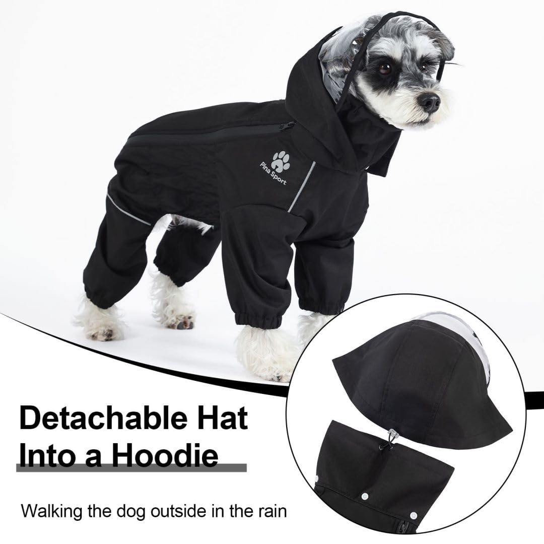 Pina manteau pour chien avec protection totale pour les promenades en extérieur.