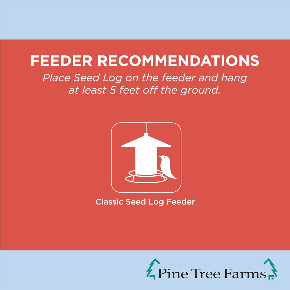 Pine Tree Farms bloc-graines-compacts: format pratique pour mangeoires extérieures.