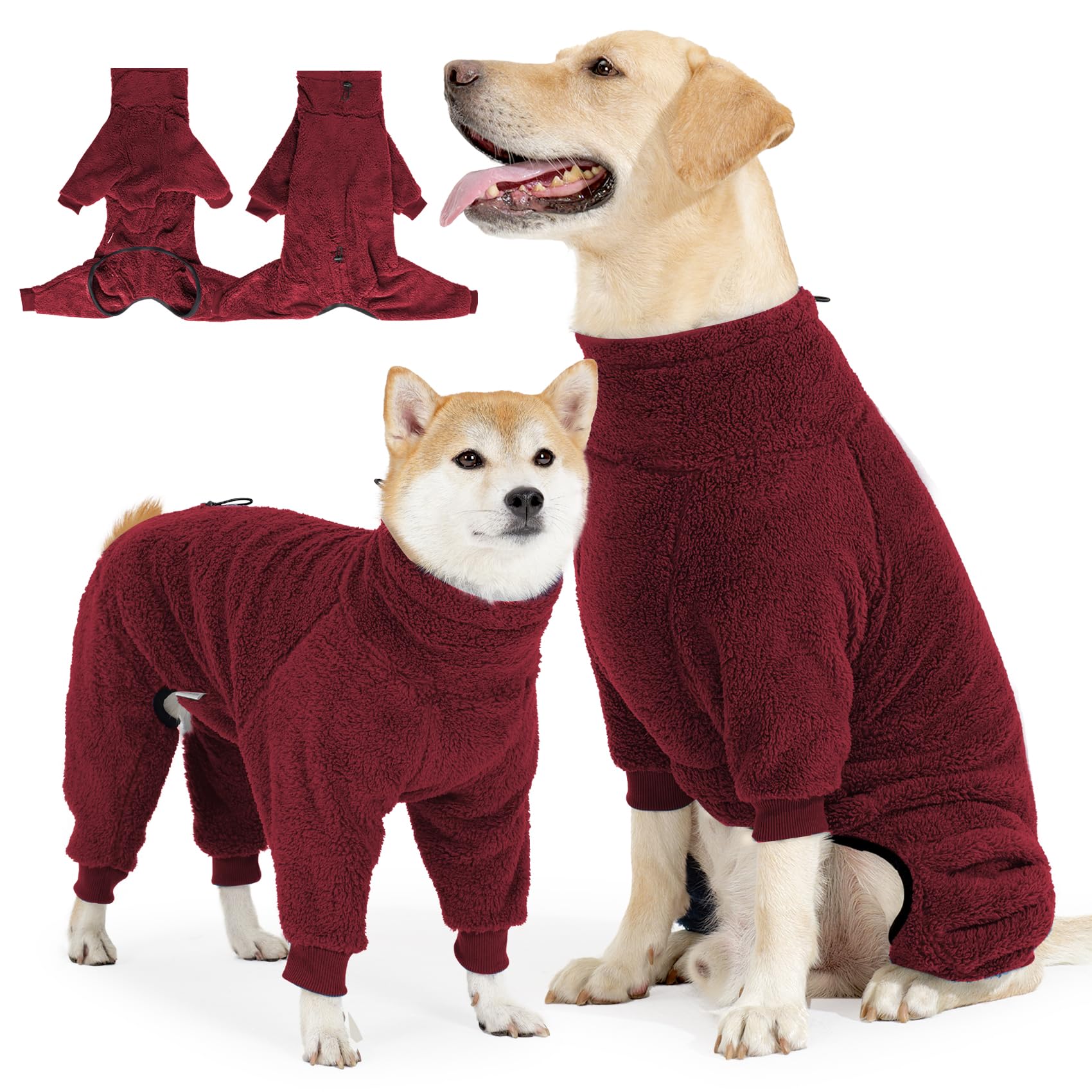 Pinellia manteau hiver chien polaire chaud pour sorties fraîches.