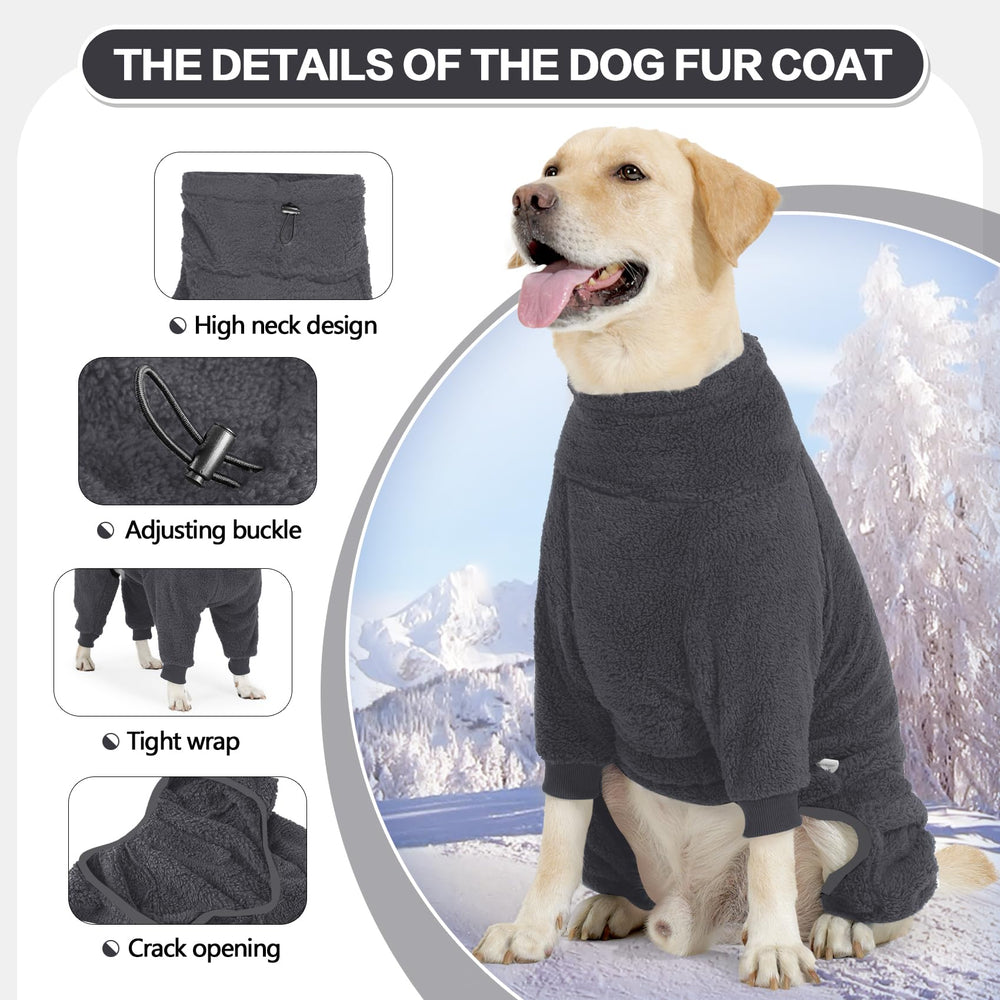 Pull Pinellia pour chien, col roulé, chaleur accrue.