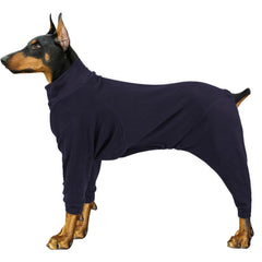 Pull polaire Pinellia pour chien, vue avant, chaleur douce pour sorties hivernales.