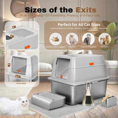 Ensemble accessoires PINENEST inclus pour nettoyage sans effort.