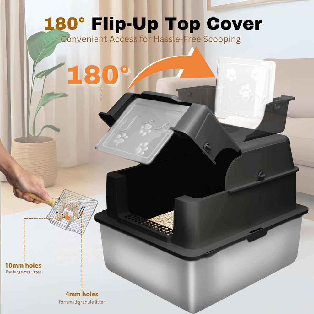 PINENEST XXXXL porte 180°, accès rapide pour le nettoyage