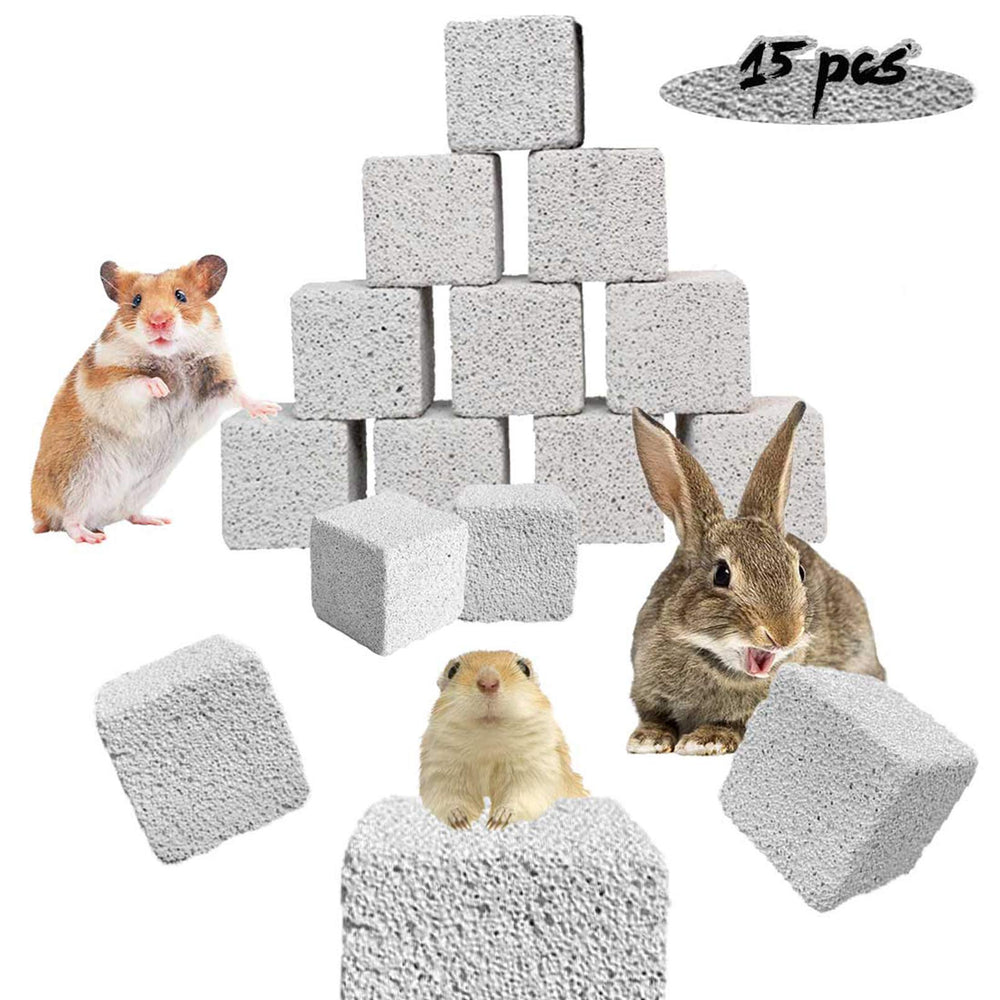 PINVNBY bloc-lave-lapin: favorise l’usure dentaire naturelle pour lapin.