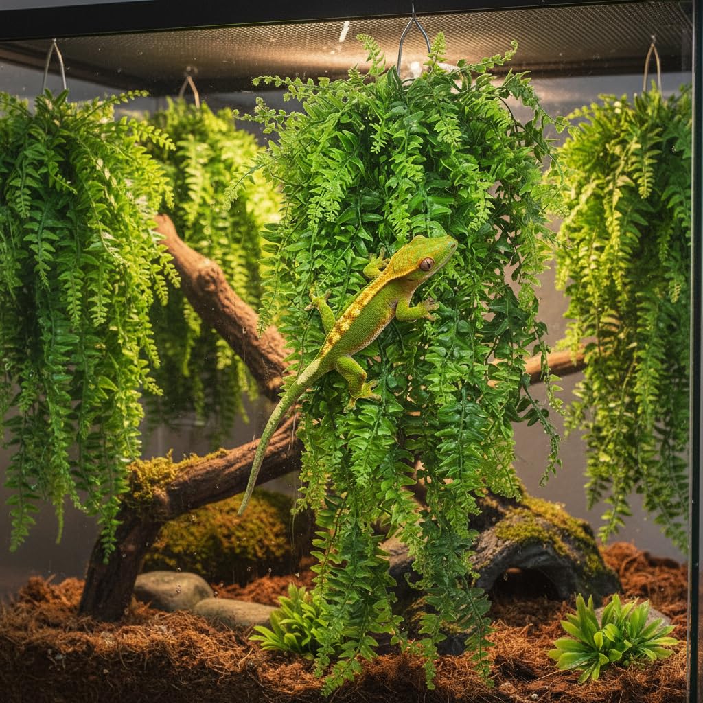 PINVNBY Déco d'habitat pour reptiles, renouvelant l'apparence du terrarium.