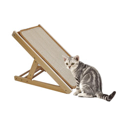 pinvnby grattoir chat sur rampe incline, griffage ciblé et confort.