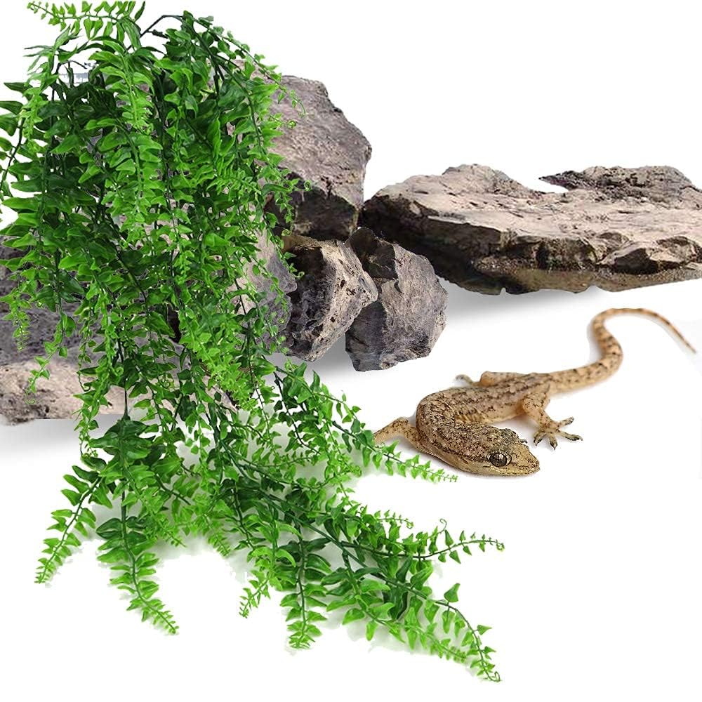PINVNBY Liane synthétique pour terrarium, intégration naturelle et sécurisée.