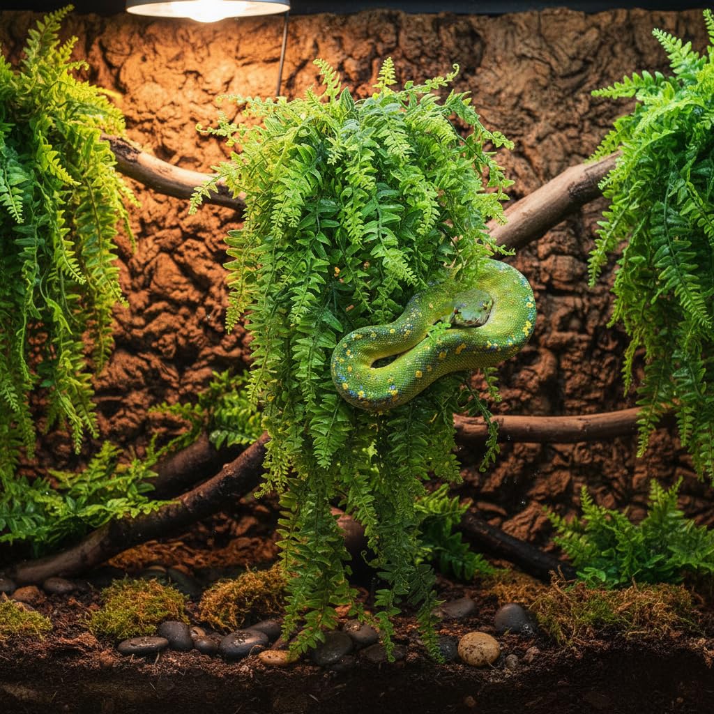 PINVNBY Plantes décoratives pour terrarium jungle intérieur, ambiance réaliste.