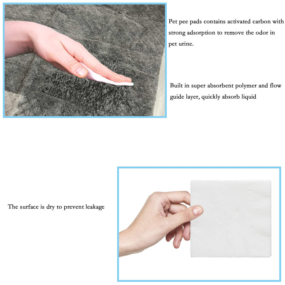 PINVNBY tapis pipi absorbant cinq couches, offre une absorption rapide et fiable.