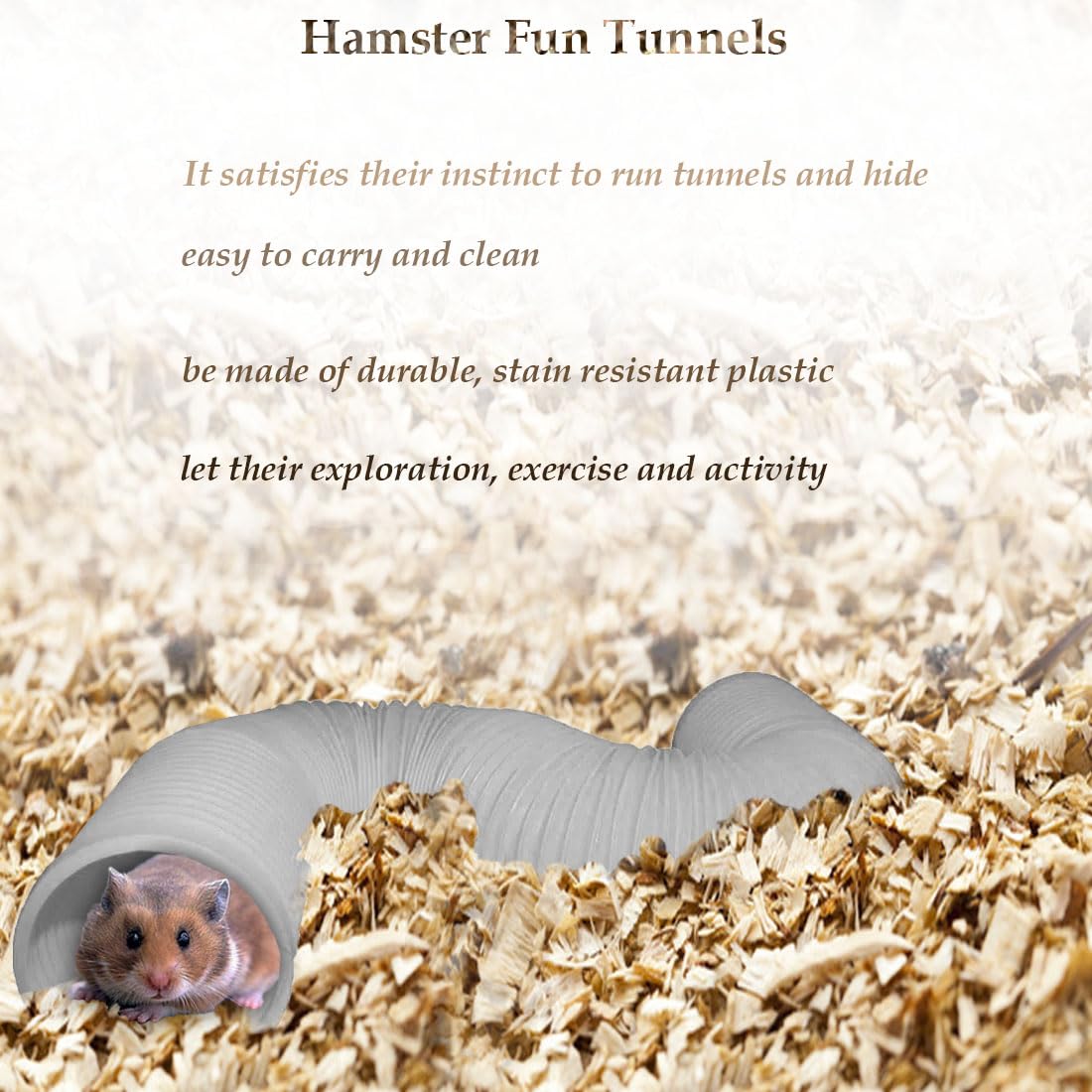 PINVNBY tunnel en plastique robuste, durable et simple à nettoyer.