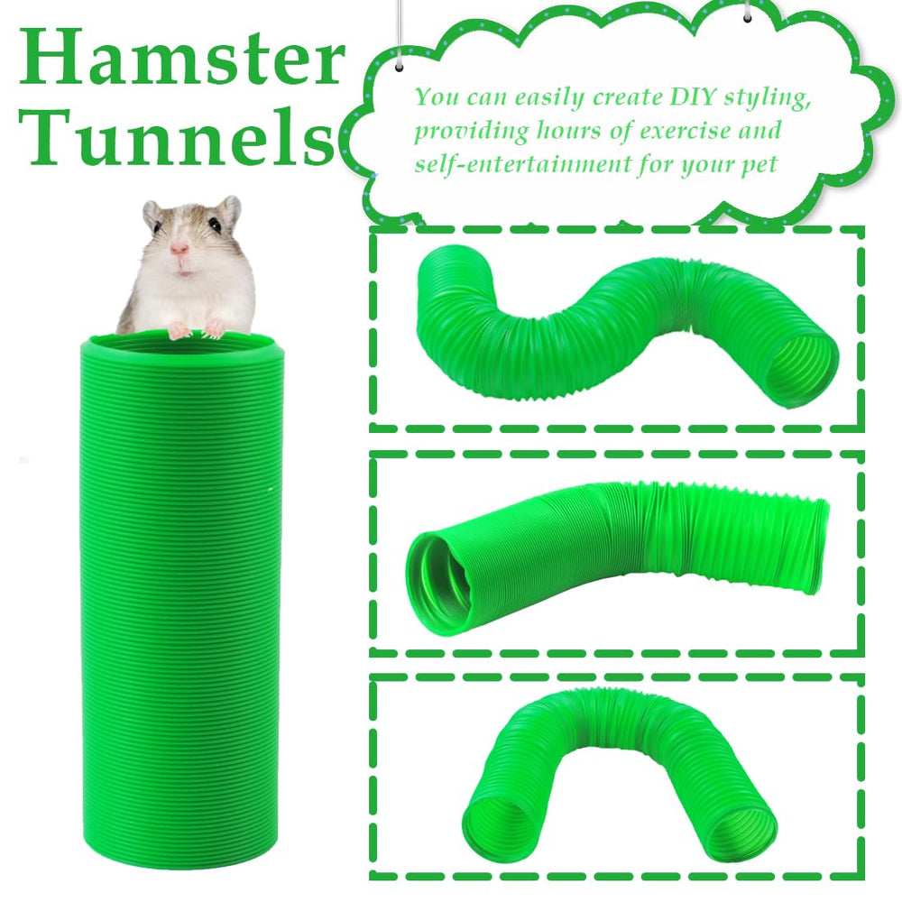 PINVNBY tunnel pliable pour petits animaux, rangement facile après jeu.