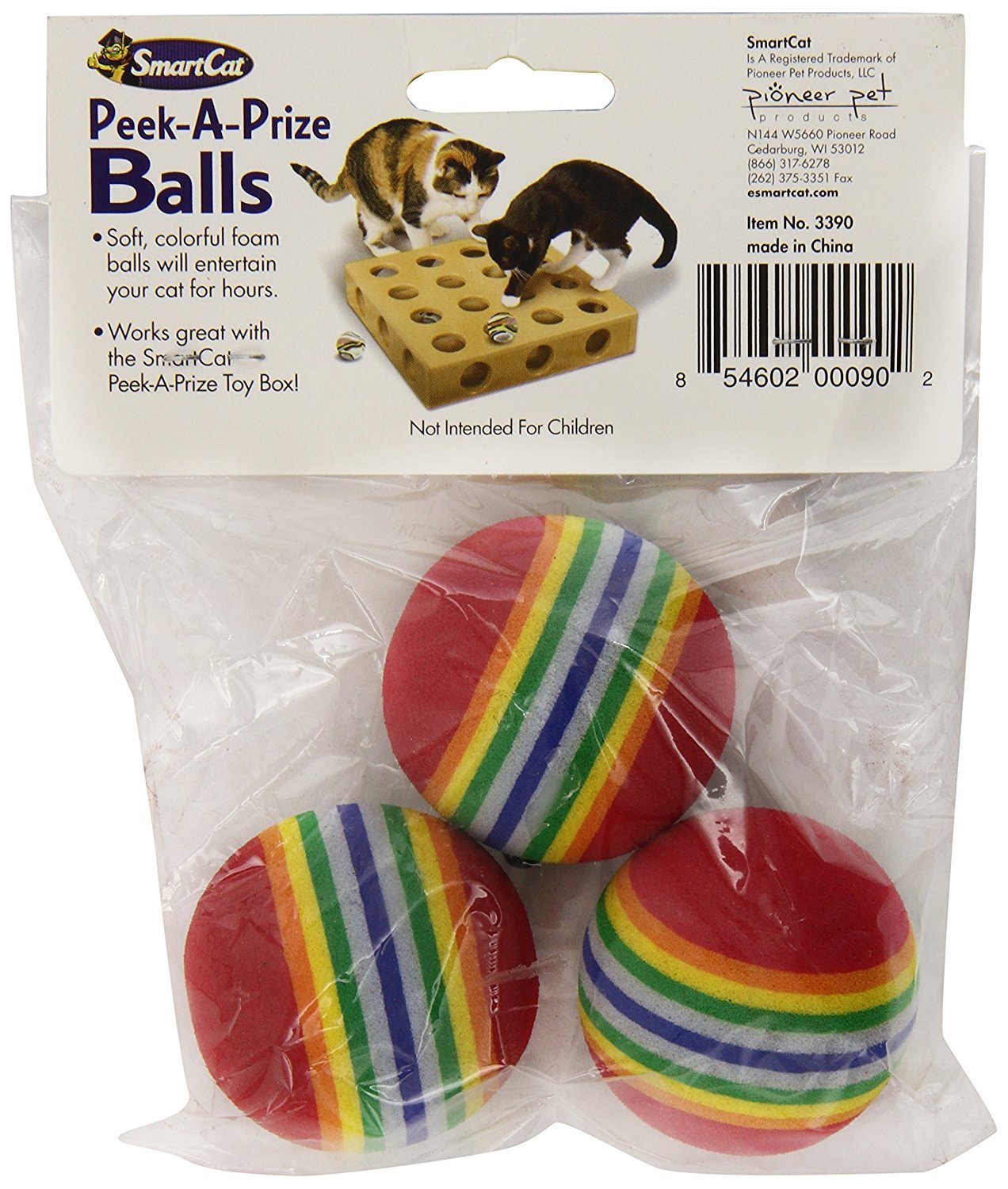 Pioneer Pet Balles colorees - parfaites pour les jouets interactifs et l'amusement.
