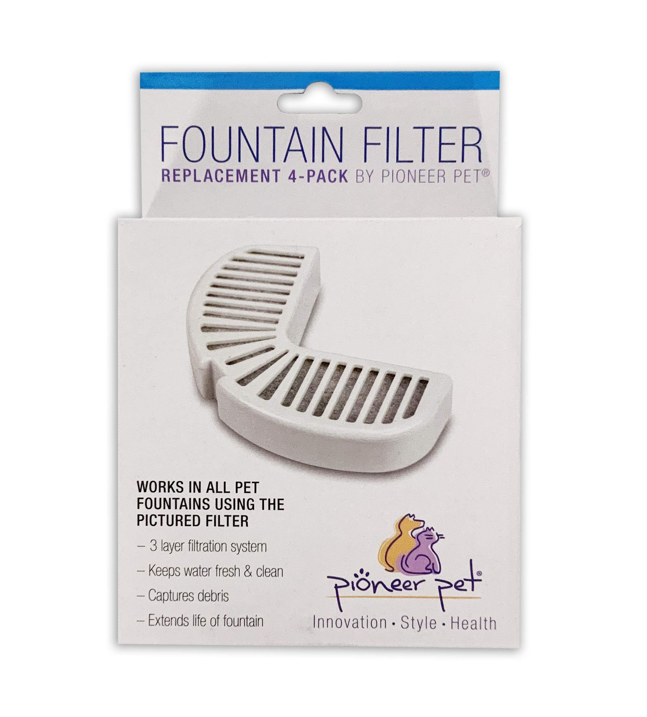 Filtre Pioneer Pet Big Max Ceramic, filtre à charbon pour eau plus fraîche