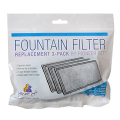 Pioneer Pet filtre triple pour fontaine plastique, capture débris et propreté durable.