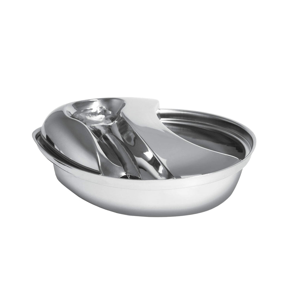 Fontaine Pioneer Pet inox démontable et compatible lave-vaisselle pour entretien.