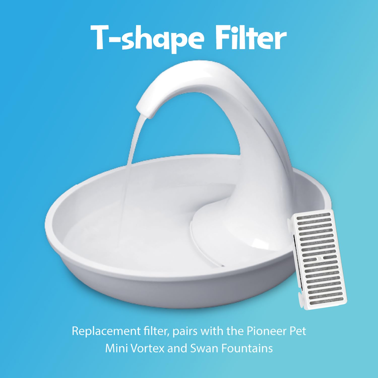 Eau en mouvement avec le Pioneer Pet Swan.
