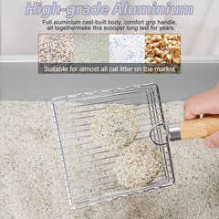 PIPIMOO pelle-litière filtration rapide: élimination efficace.