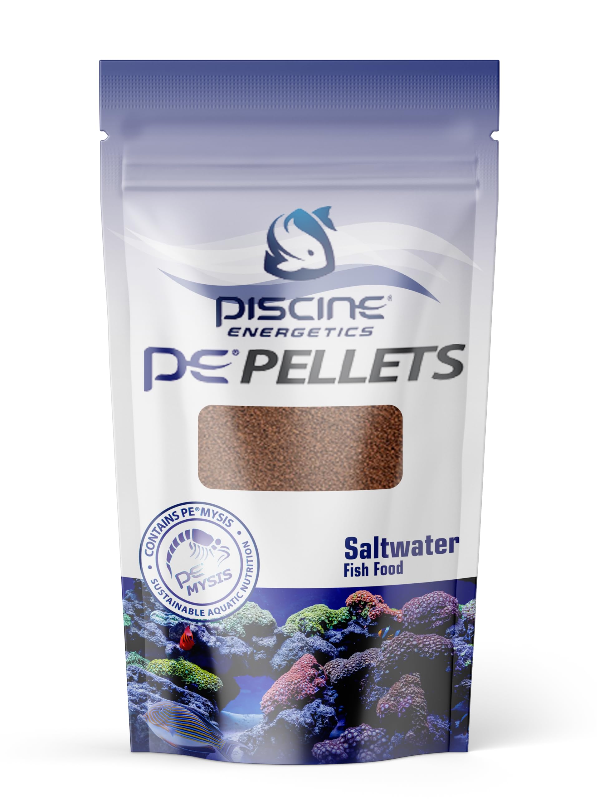Granulés PE de Piscine Energetics pour eau salée, stimulant la coloration et l'appétit des poissons.