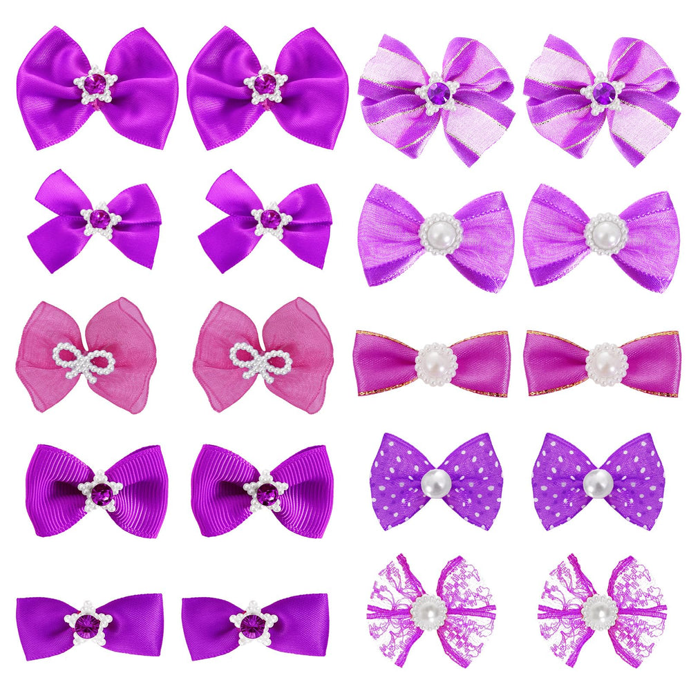 Pistha broches pour poil de chien rose, parfait pour les séances photo.
