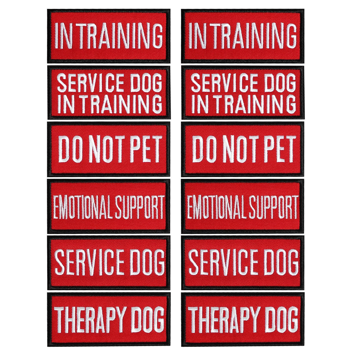 Écusson-service-chien Pistha, durable pour harnais et usage quotidien.