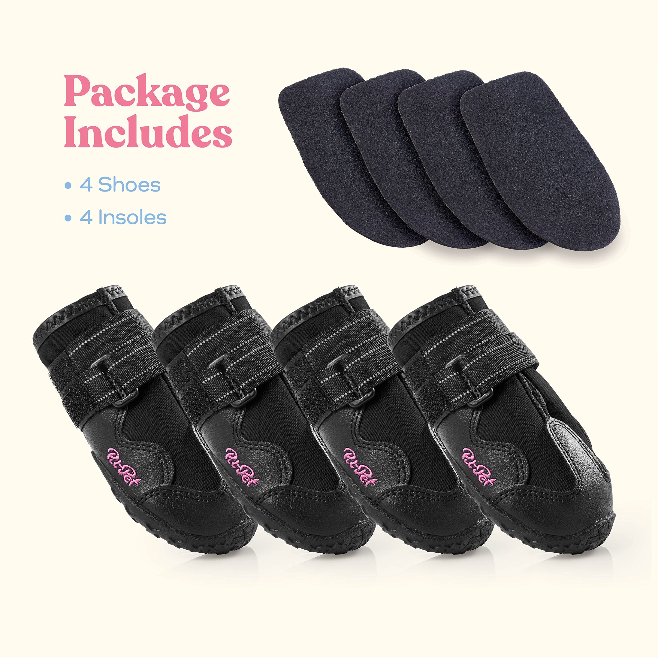 Design rose Pitpet, look tendance et protection des pattes.