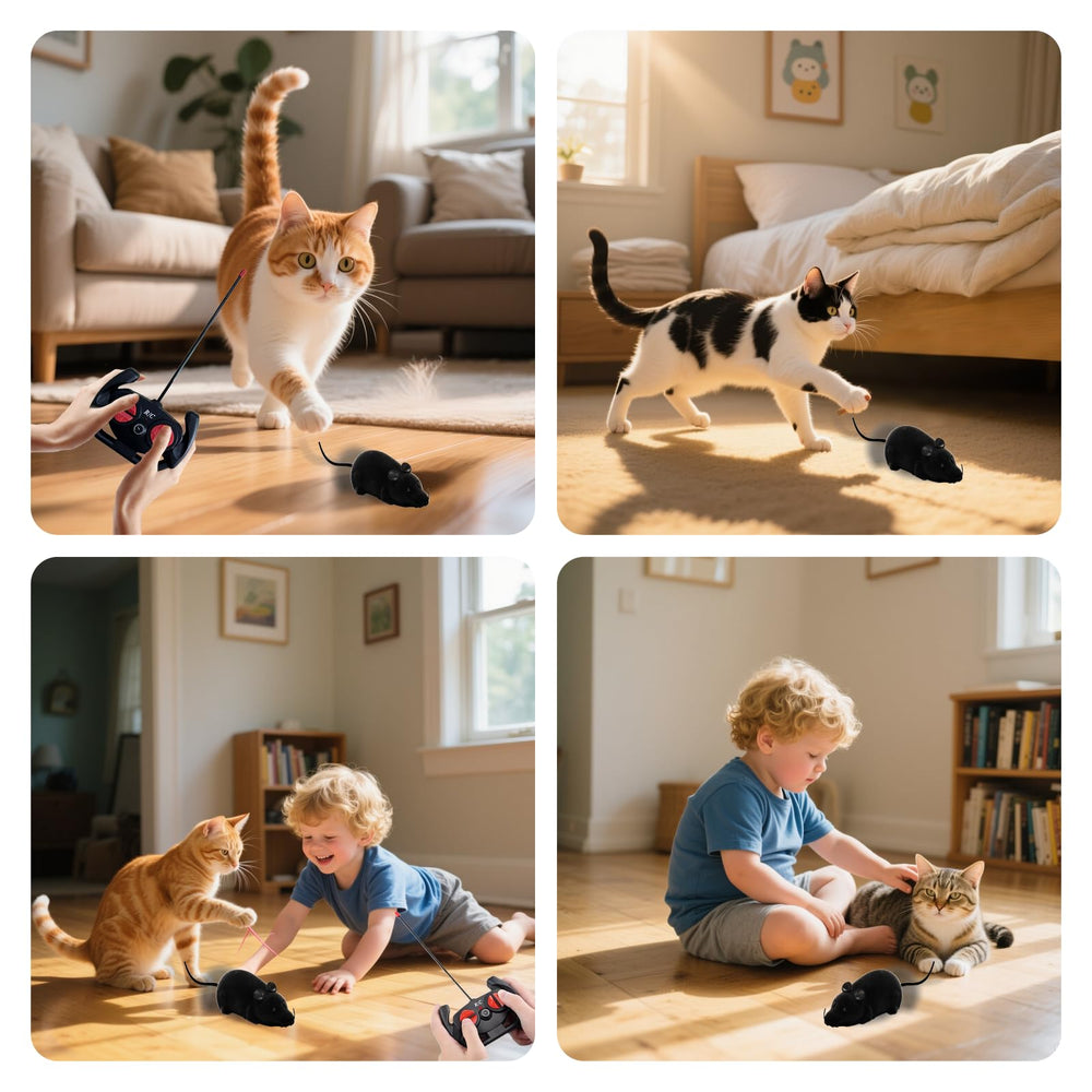 Pixibond Souris RC, jouet interactif pour divertir chats et chiens grâce à son mouvement.
