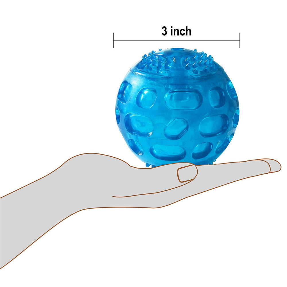 PJDH balle 3-pouces bleu flottante, idéale pour jeux près de l’eau.