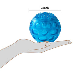 PJDH balle 3-pouces bleu flottante, idéale pour jeux près de l’eau.