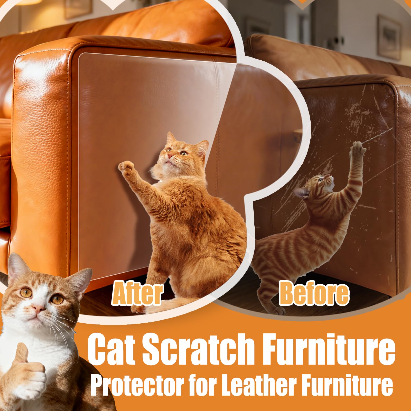 PJT protection des bords de porte en cuir.
