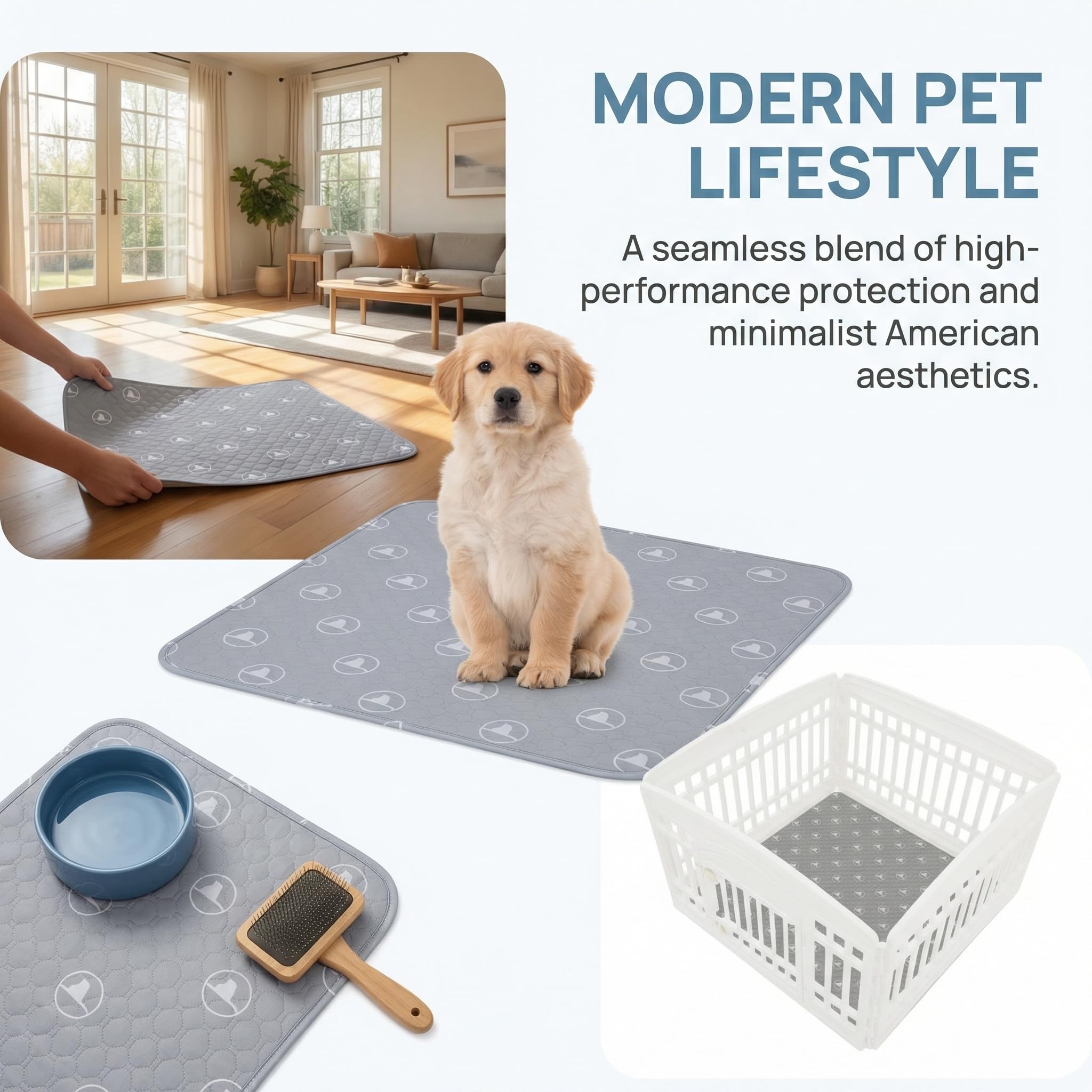 PJYuCien Tapis de voyage pour animaux: pratique en déplacement et facile a transporter.