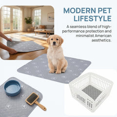 PJYuCien Tapis de voyage pour animaux: pratique en déplacement et facile a transporter.