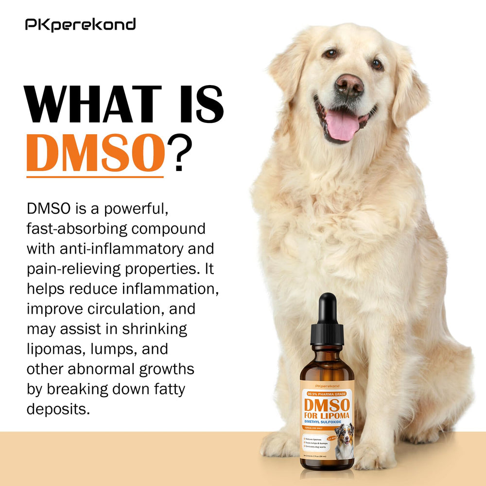 PKperekond DMSO – application douce pour chien.