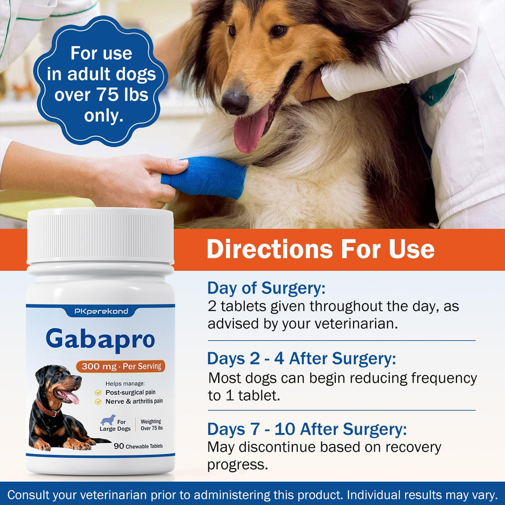 PKperekond Gabapro – utilisation orale pour chiens de plus de 75 livres.