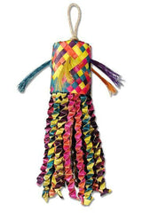 Planet Pleasures Pinata Pieuvre avec bras multiples pour stimuler le jeu chez les oiseaux.