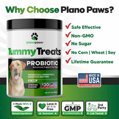Planopaws Enzymes digestives – soutien digestif et réduction des inconforts.