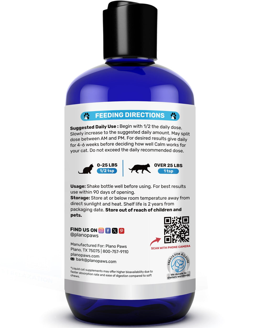 Planopaws gouttes sommeil et relaxation, favorise un rituel nocturne.