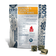 PLATO Hundur’s Crunch Jerky Minis – peau de morue en tranche savoureuse.