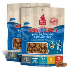 PLATO Petites Bouches saumon – bouchées d entraînement faciles pour chiens.