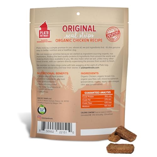 Emballage PLATO Real Strips en lot 2 x 18oz pour friandises pratiques.