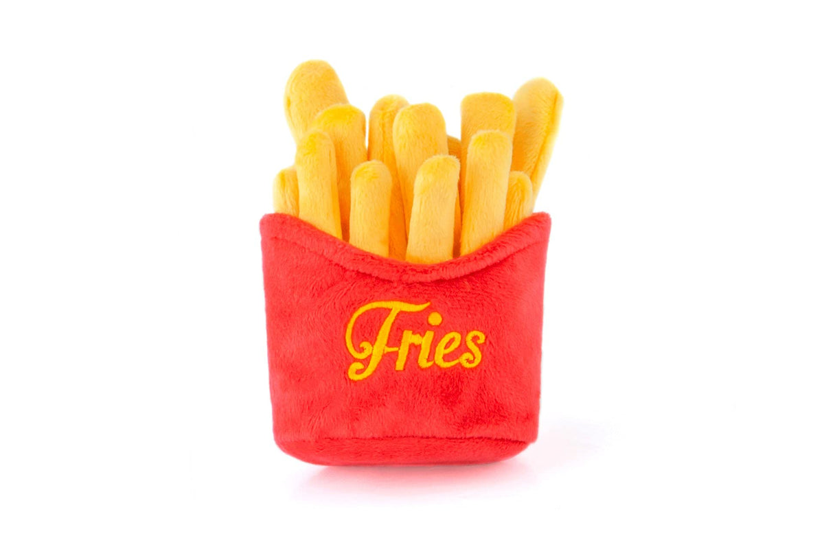 P.L.A.Y. peluche frites américaines classiques XS, jouet durable pour chiots et petits chiens.