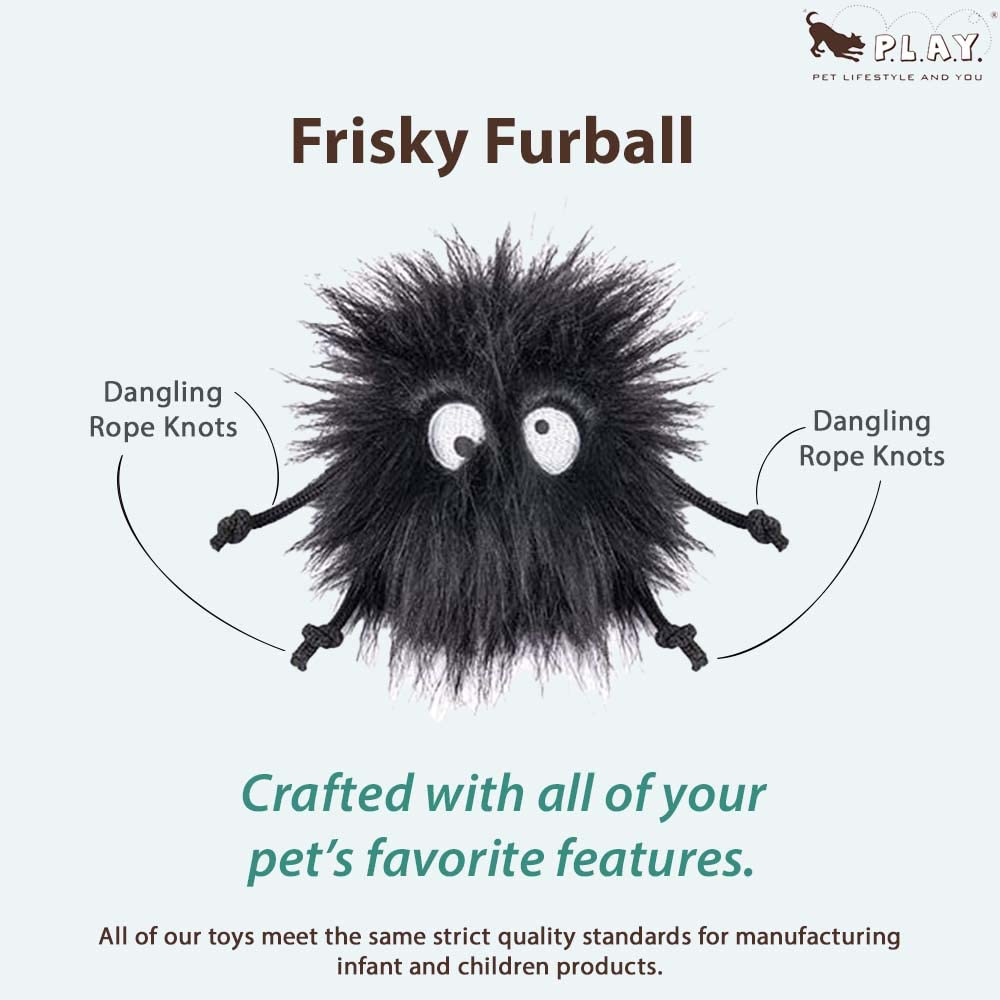 P.L.A.Y. Frisky Furball, texture douce, agréable au toucher pour chat.