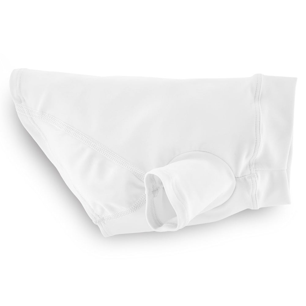 T-shirt PlayaPup anti-UV pour chien – idéal après chirurgie pour zones sensibles.