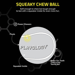 Playology balle flottante pour chiens, parfaite pour les jeux d’eau.