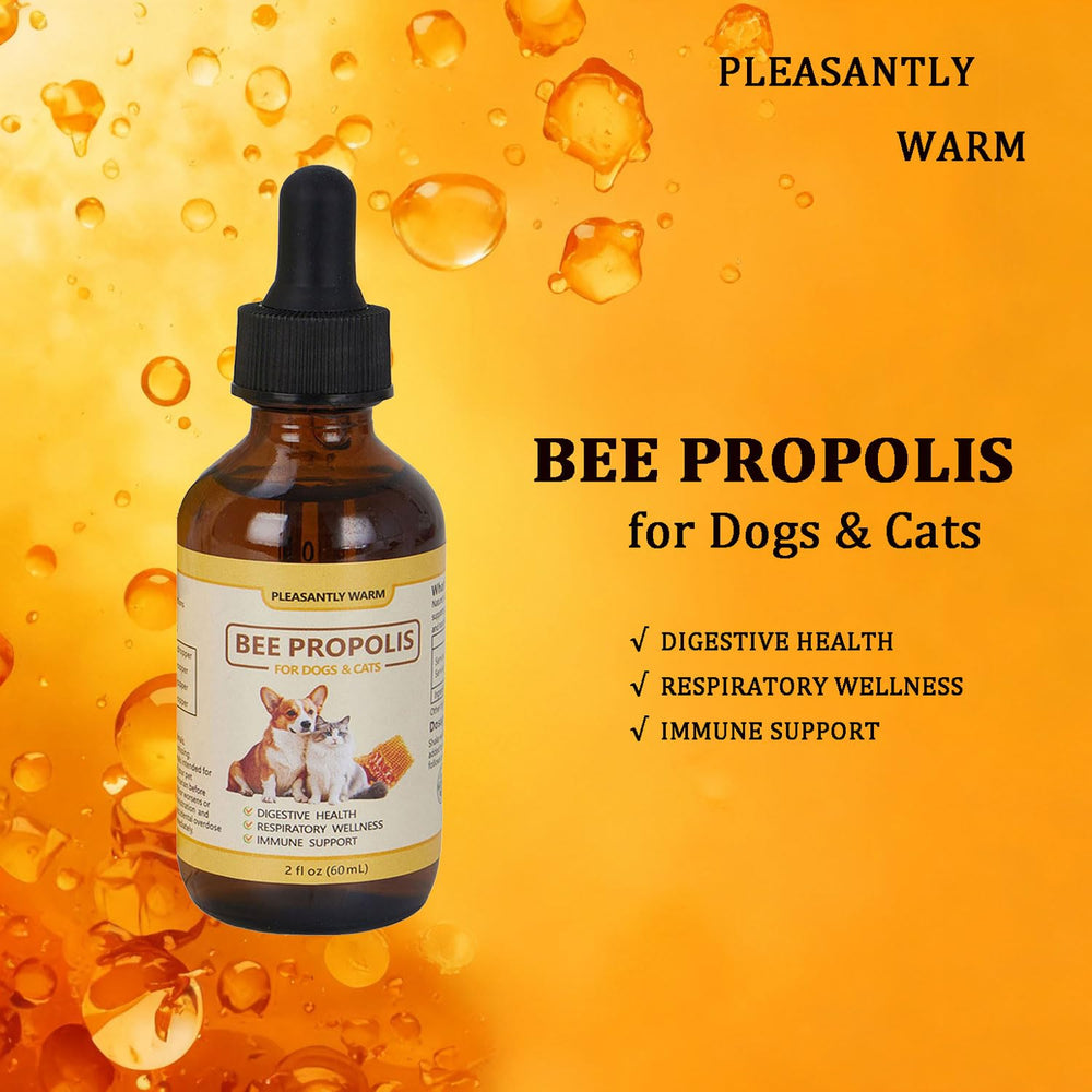 Pleasantly Warm Propolis, facile dosage dans nourriture ou eau.