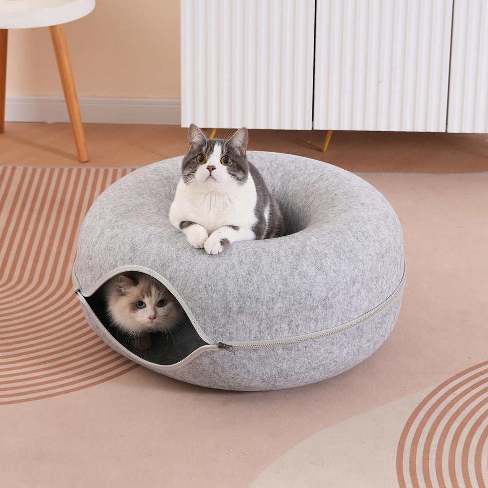 PLIISLUP tunnel chat grand detachable lavable a la main pour entretien facile