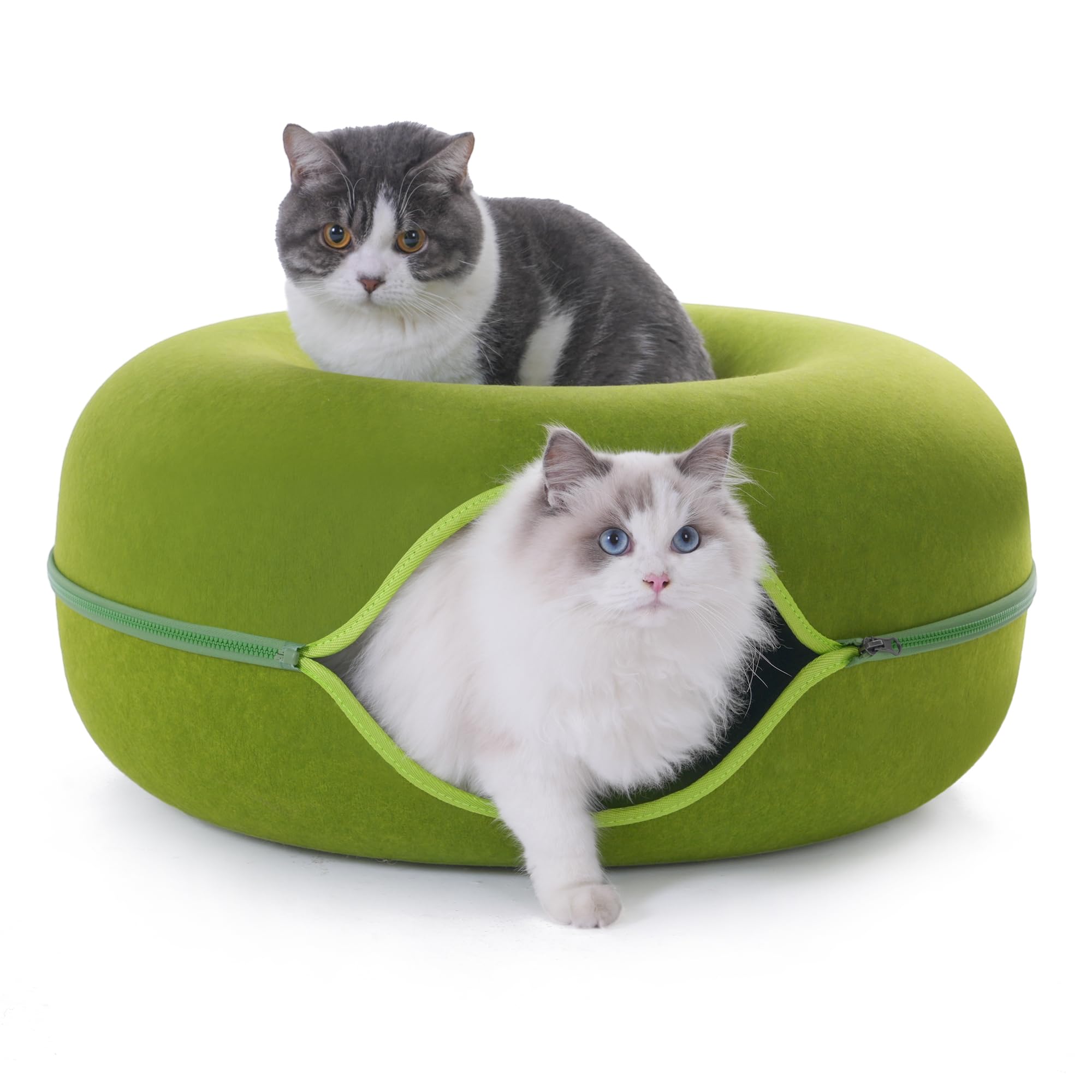 PLIISLUP tunnel-chat intérieur gris, zone de repos sécurisée et confortable.