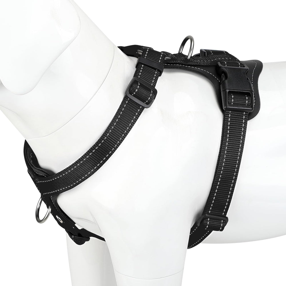 Harnais Plutus Pet ajustable anti-tir, vue générale montrant sa robustesse.