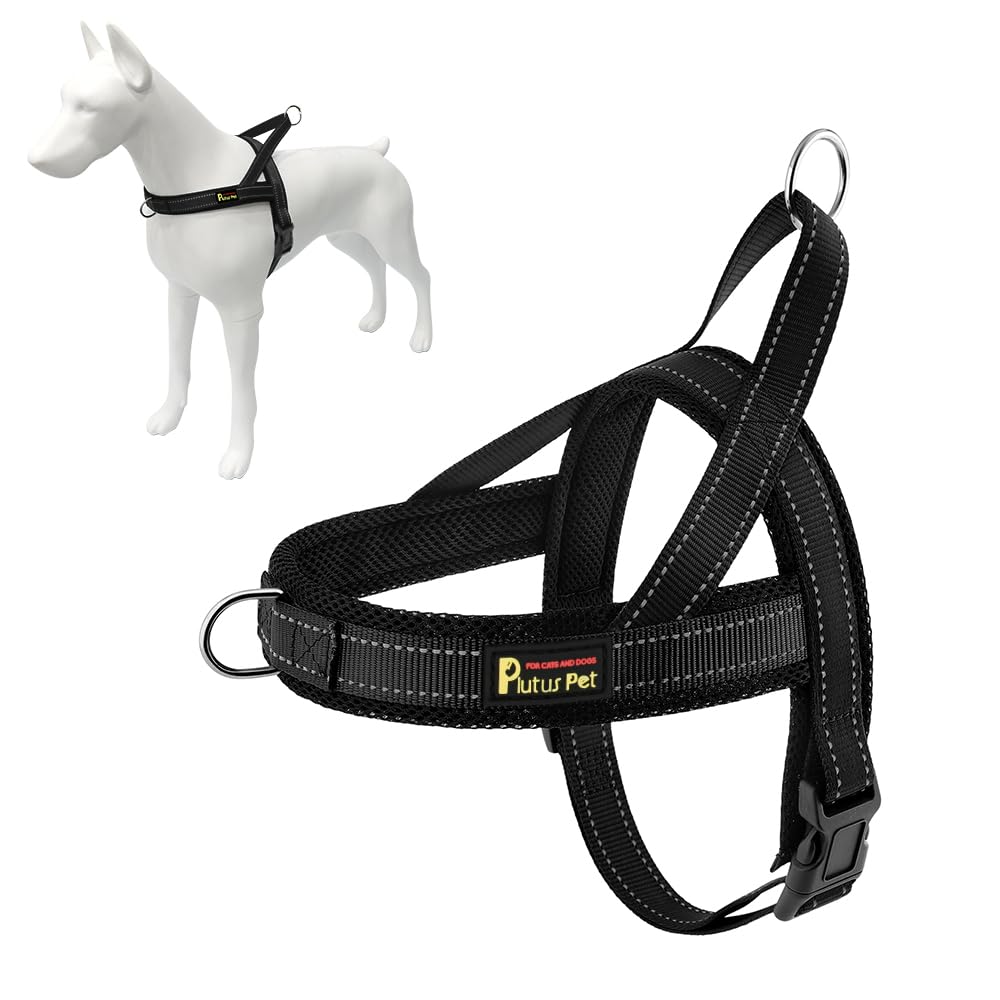 Harnais Plutus Pet anti-traction avec mesh respirant pour chien, confort quotidien.