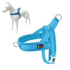 Harnais Plutus Pet anti-traction, vue avant, facile à enfiler.