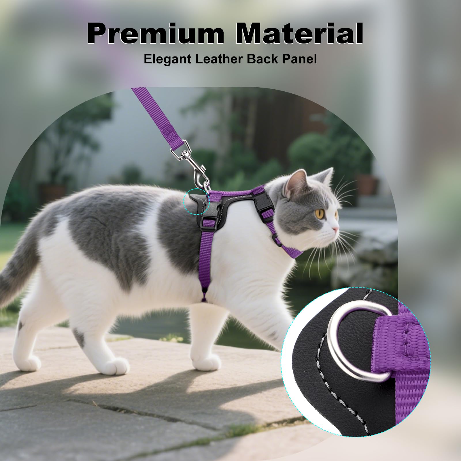HARNAIS PLUTUS PET en nylon respirant pour le confort pendant les promenades.